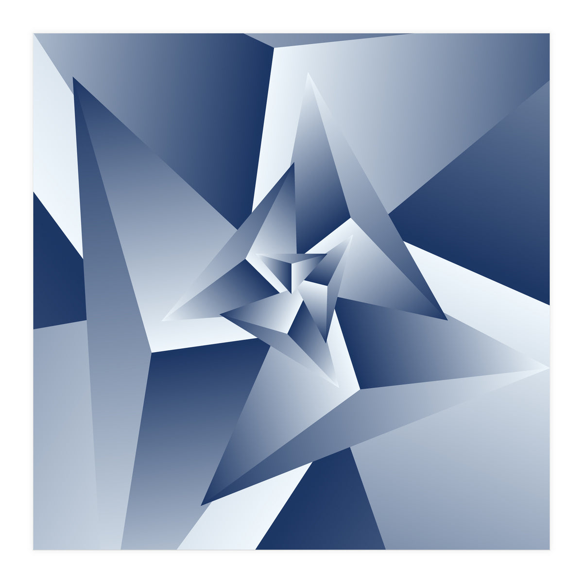 Modern Traingle Pattern (Print Only)