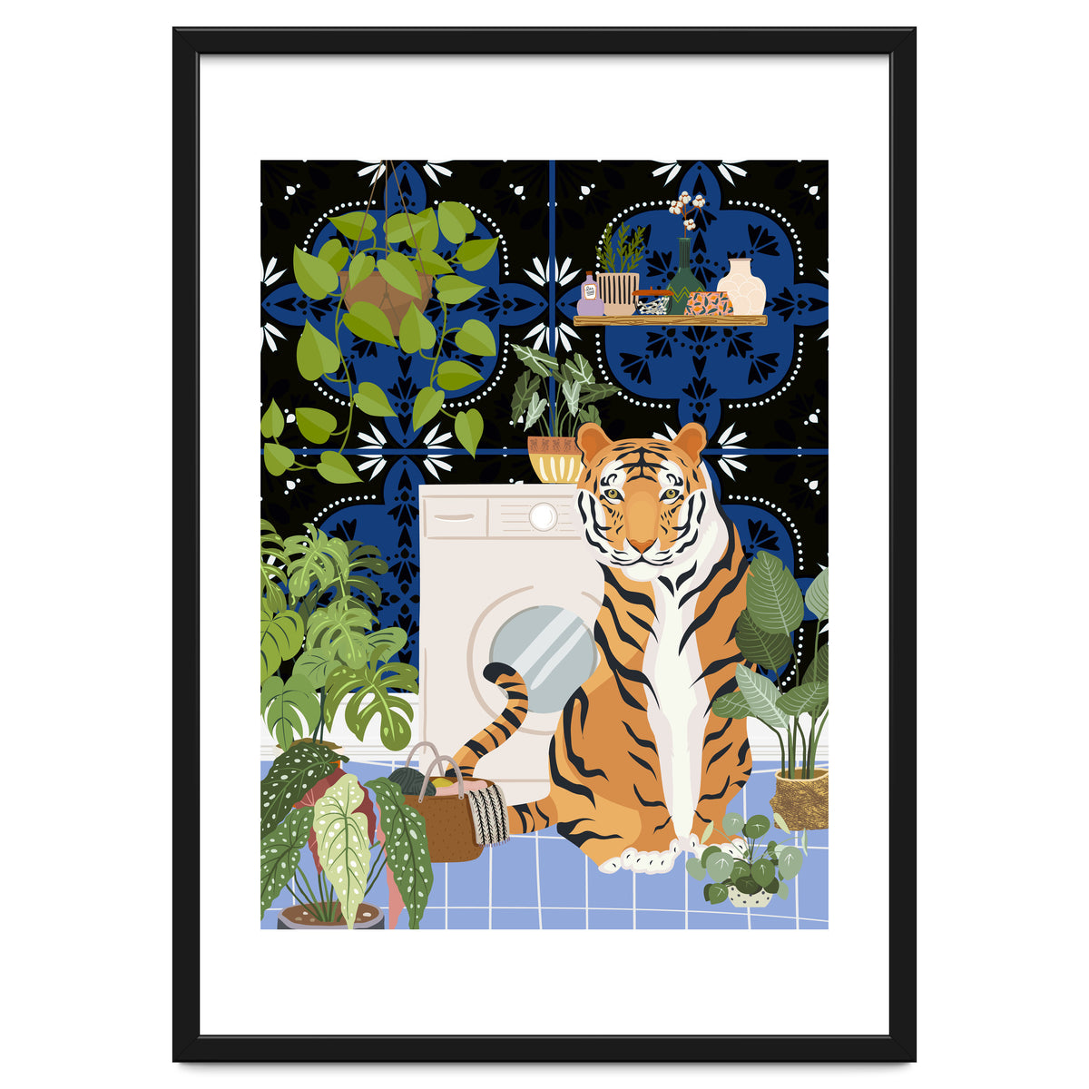 Tiger in My Laundry Room