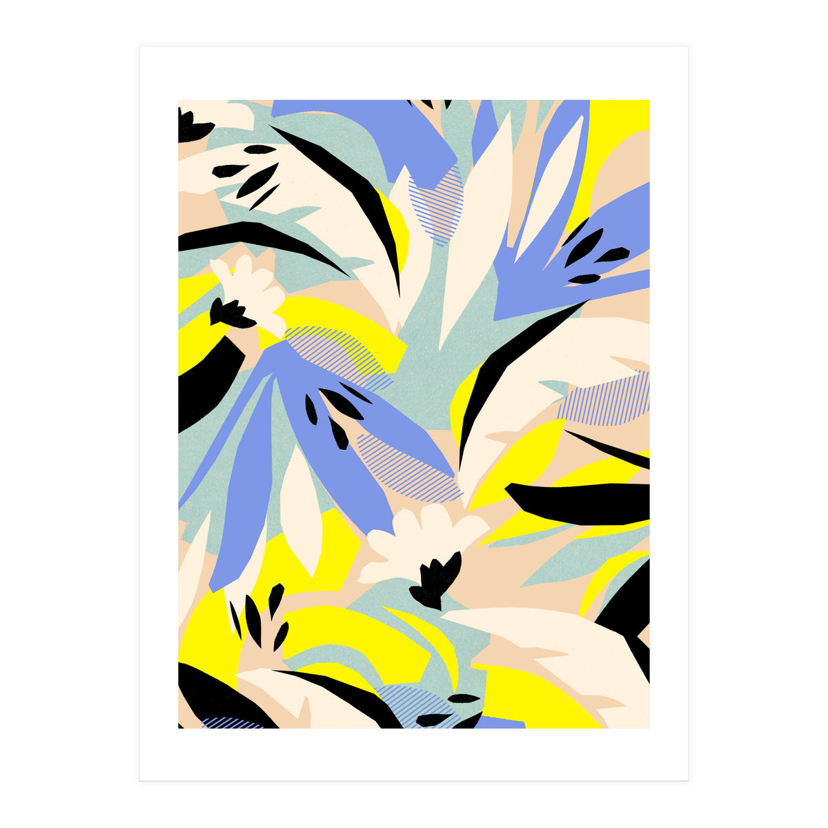 Abstract floral (Print Only)