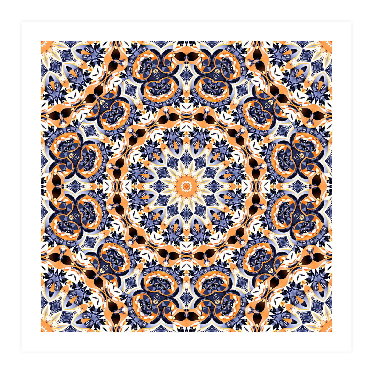 Abstract Mandala Pattern (Print Only)