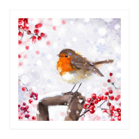 Winter robin (Print Only)