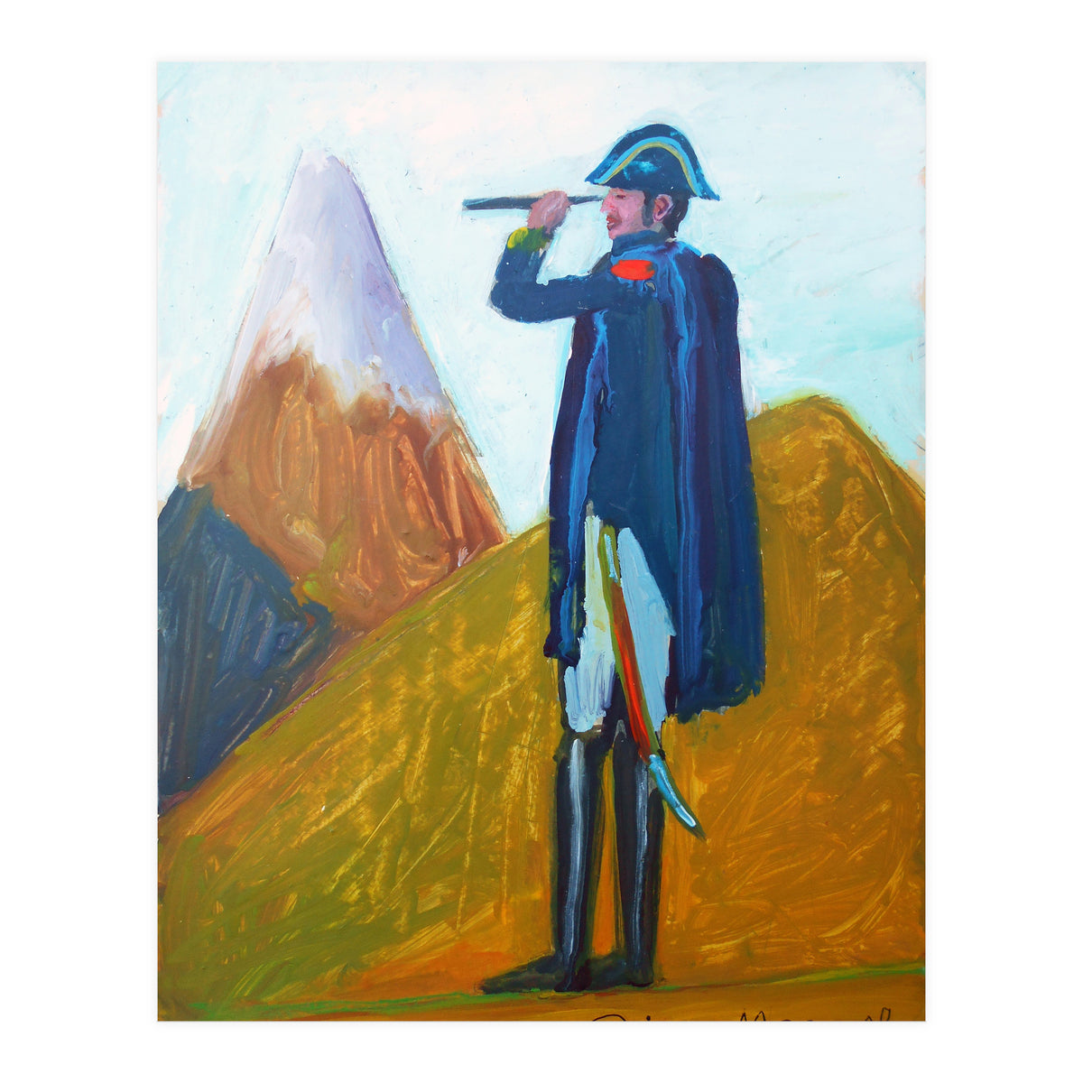 San Martin Cruzando Los Andes 3b (Print Only)