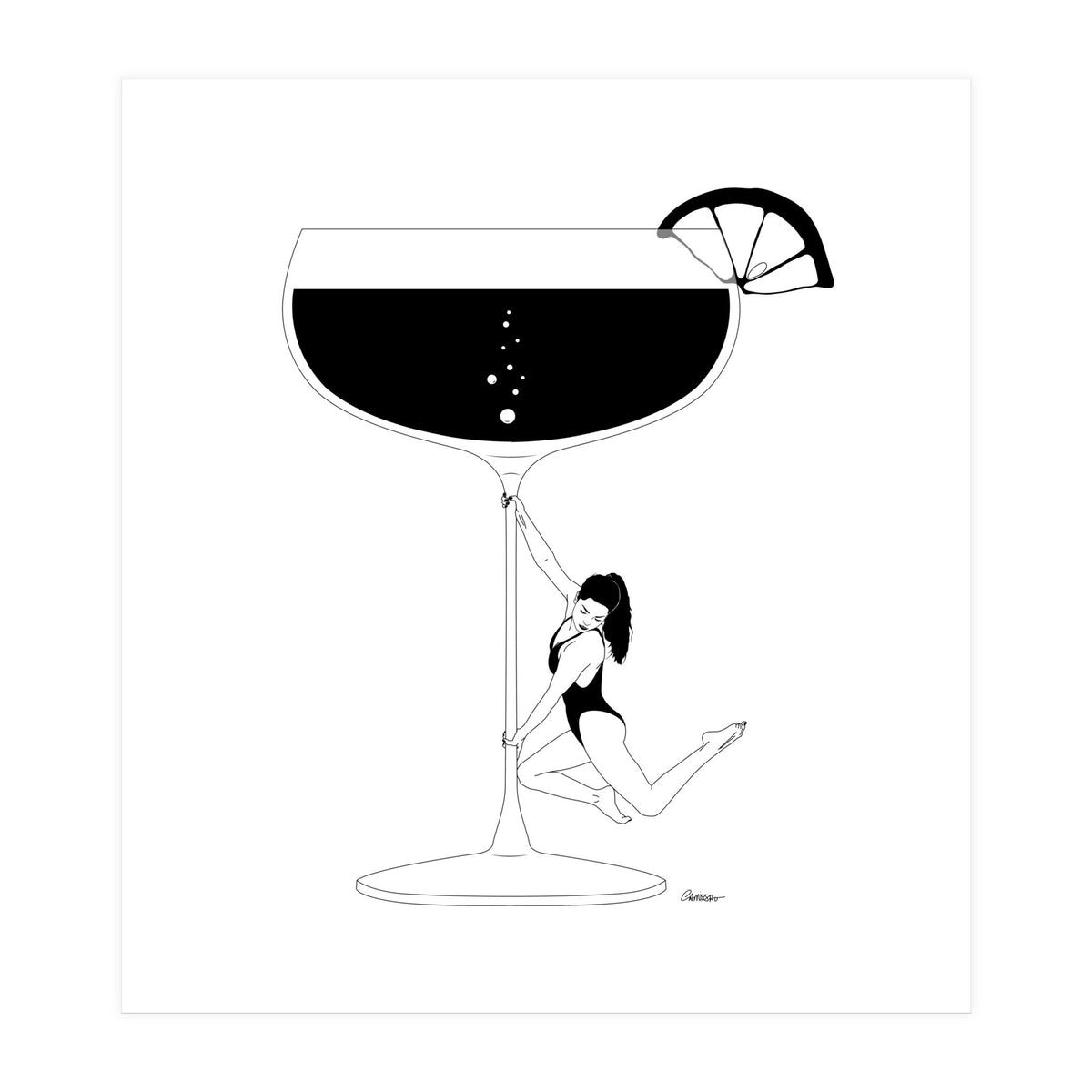 Cocktail Dance (Print Only)