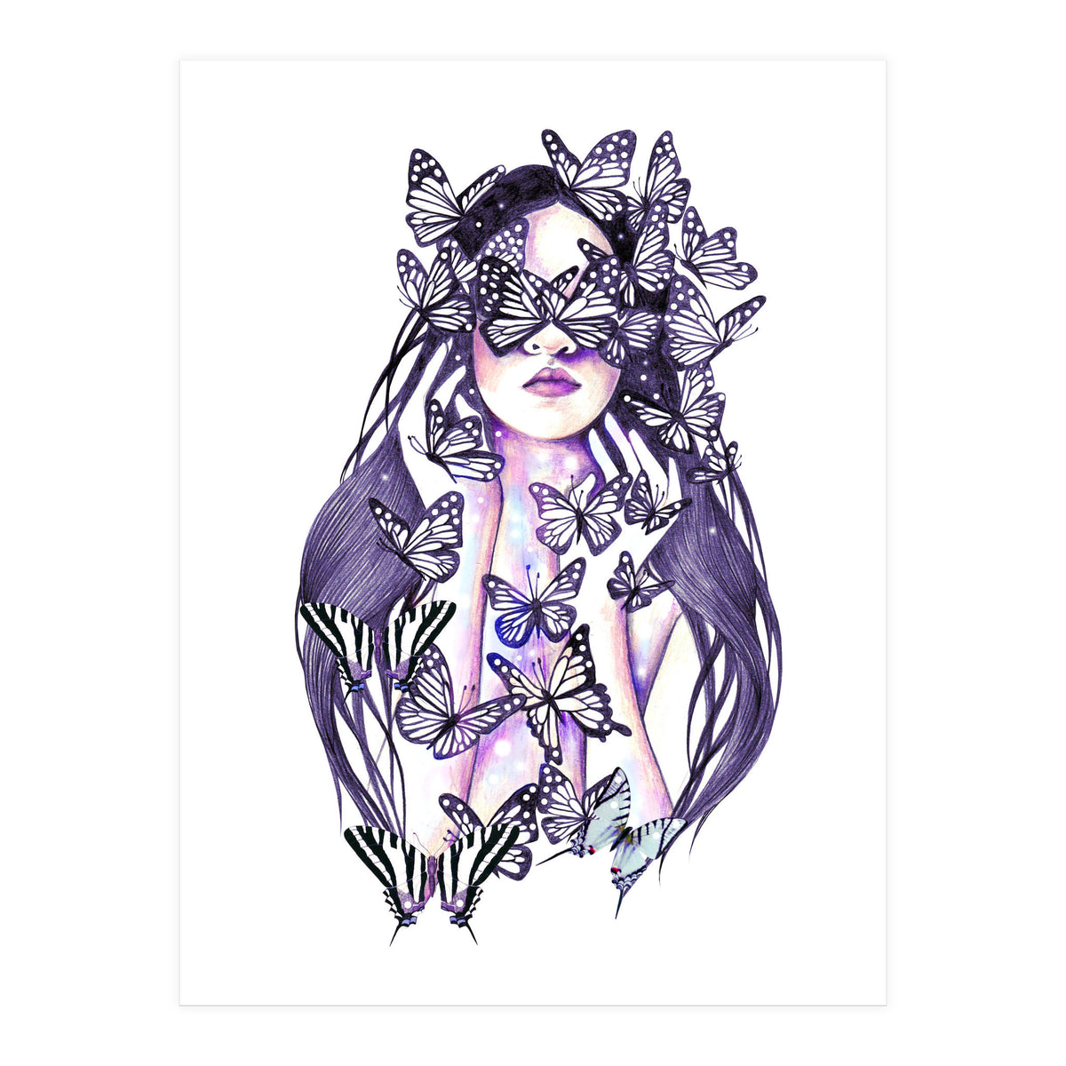 Lady Butterfly (Print Only)