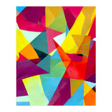The Abstract Bohemian, Contemporary Geometric Shapes Painting, Eclectic Colorful Maximalist Modern (Print Only) thumbnail