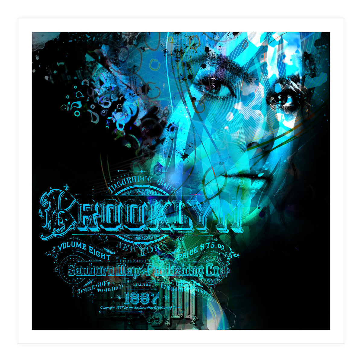 Face Flipped2brooklyn Large (Print Only)