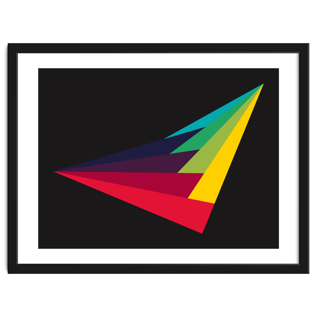 Geometric Shapes No. 40 - rainbow