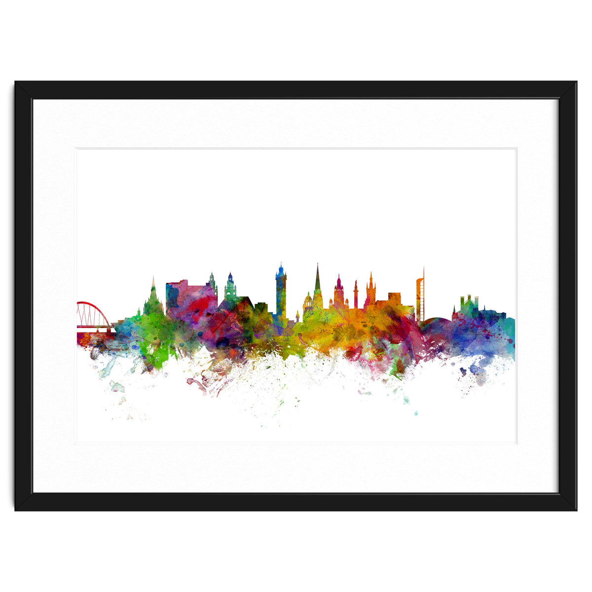 Glasgow Scotland Skyline