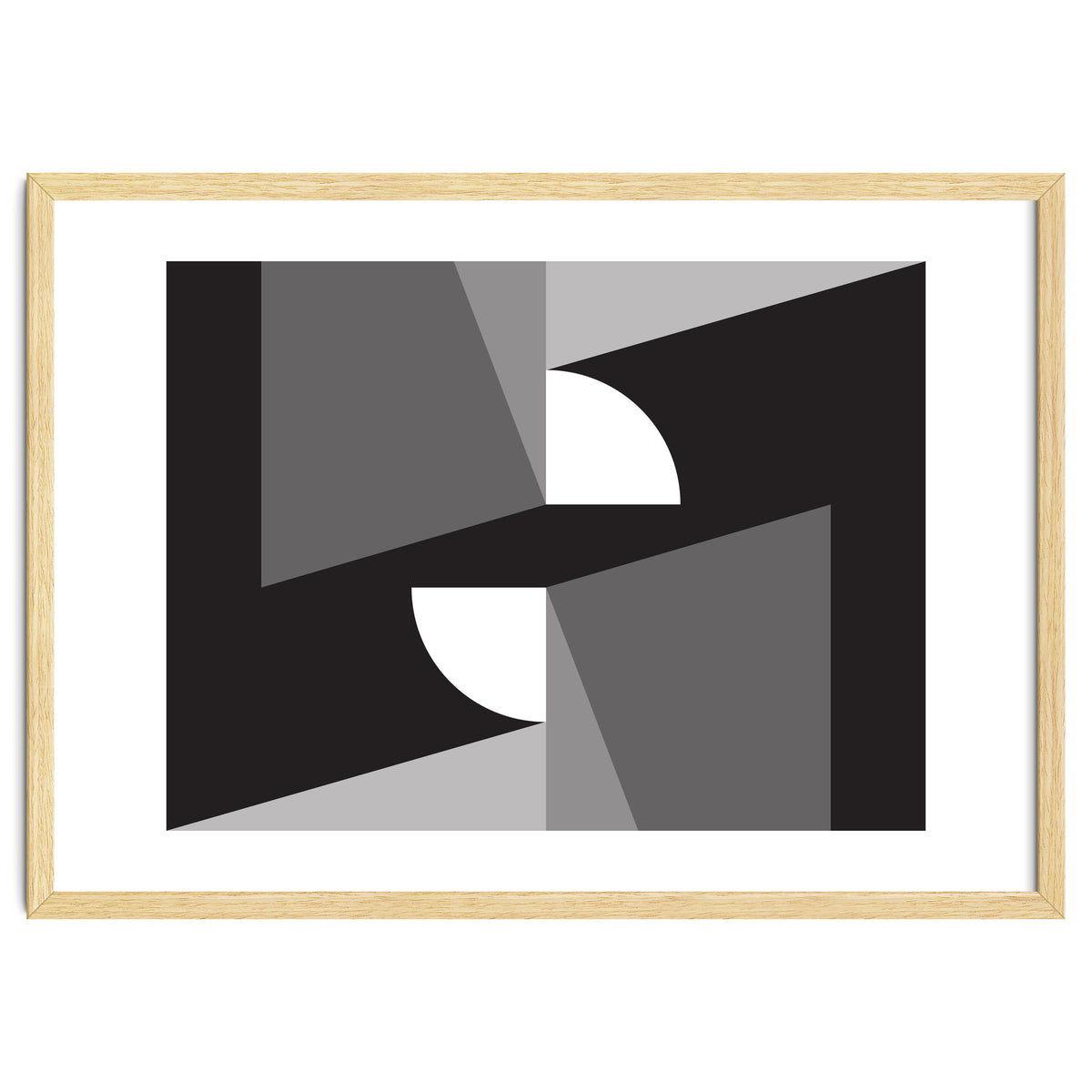 Geometric Shapes No. 11 - monochrome