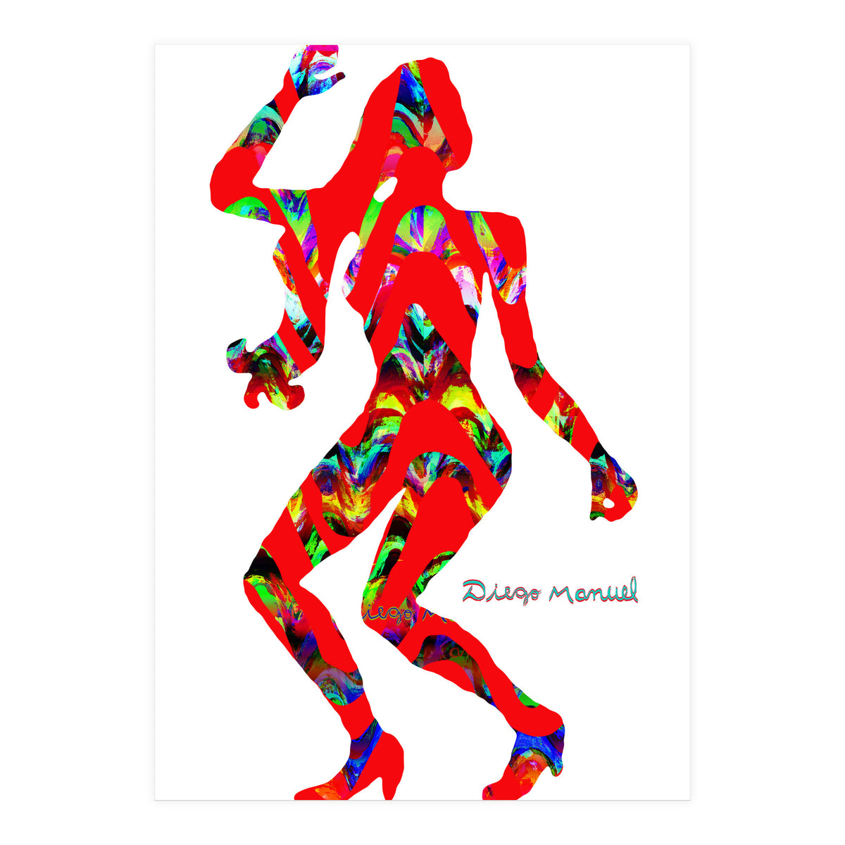 Dance Girl B 5  (Print Only)