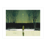 Eerie Woods Landscape (Print Only) thumbnail