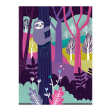Sloth in the woods (Print Only) thumbnail