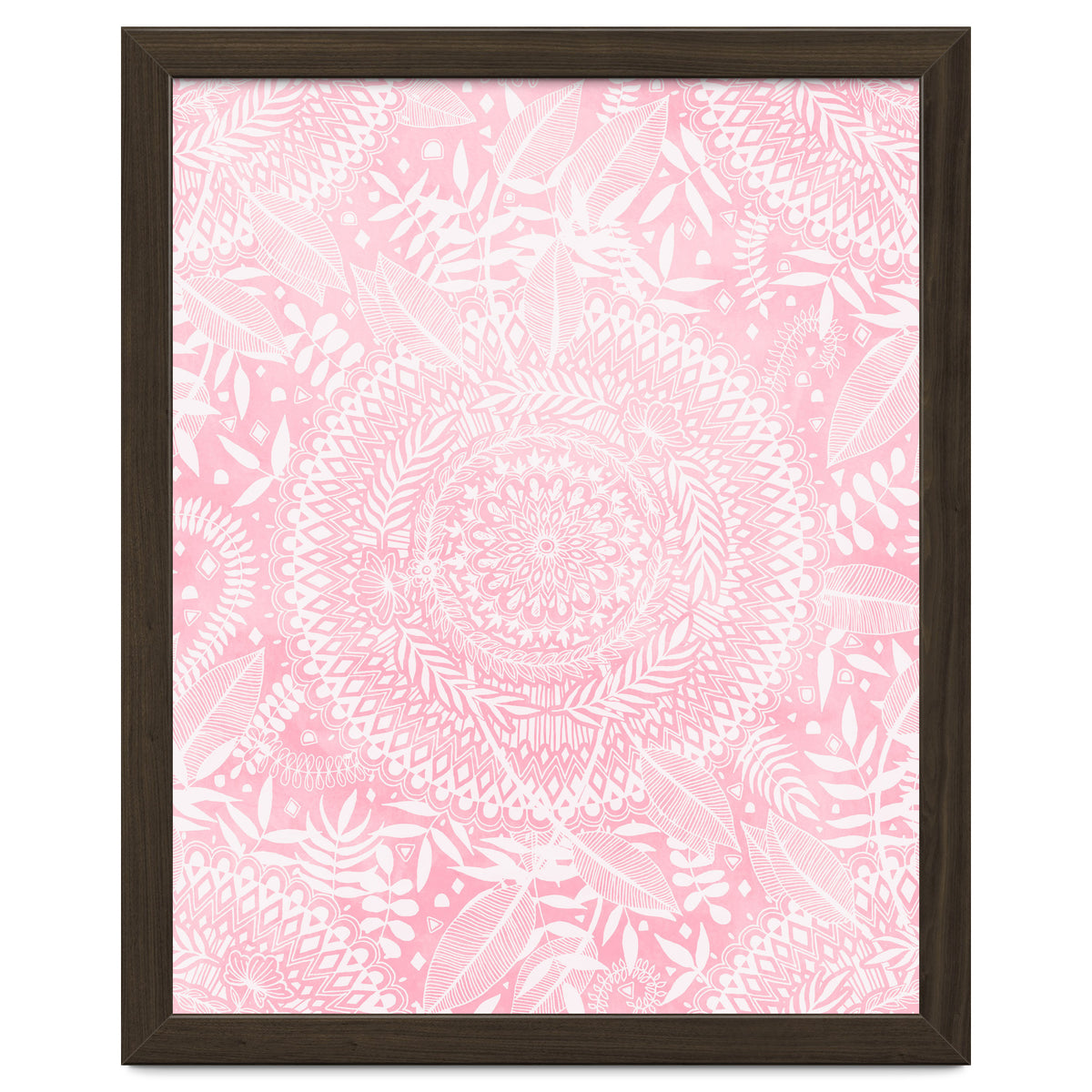 Medallion Pattern in Blush Pink