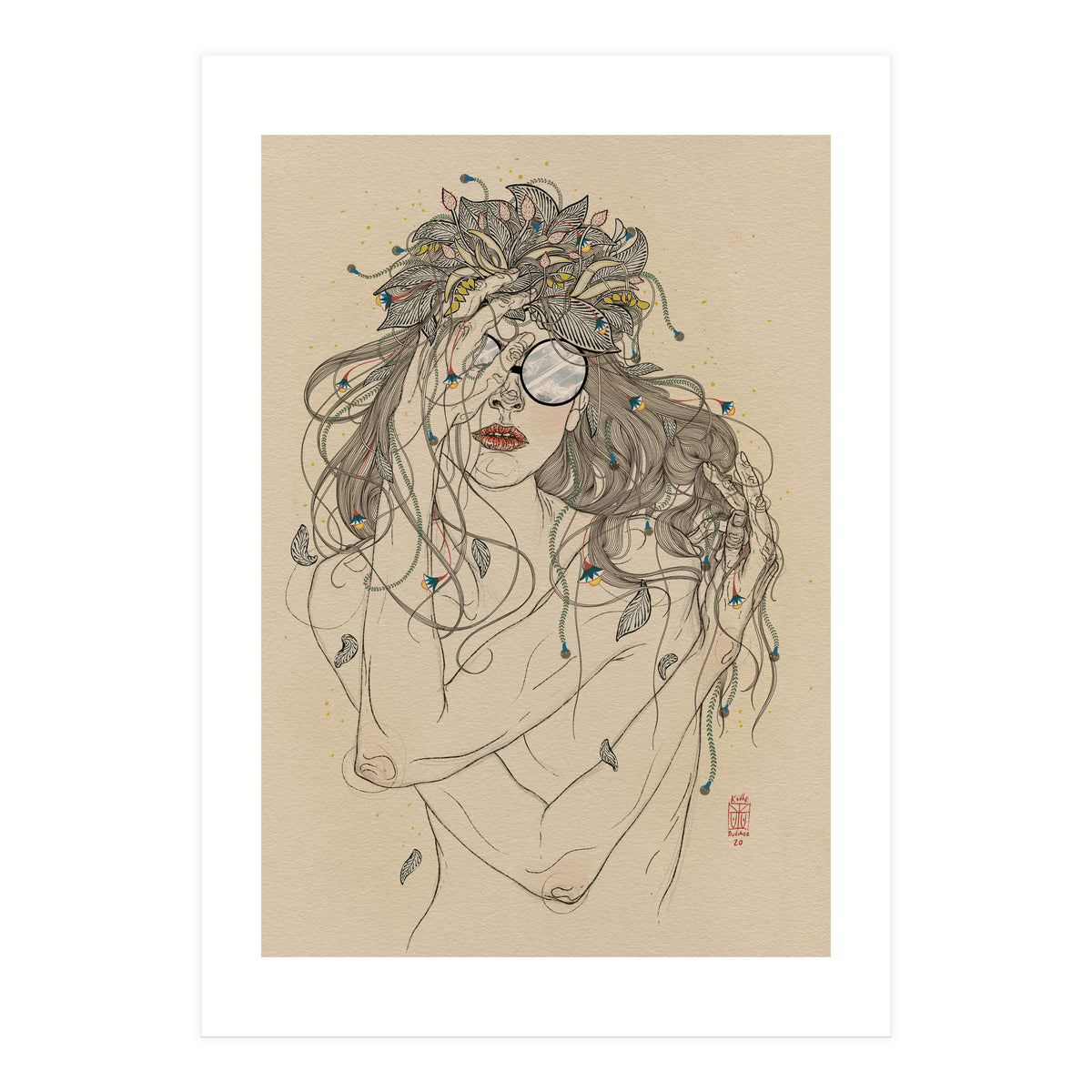 Let's watch the clouds together soon (Print Only)