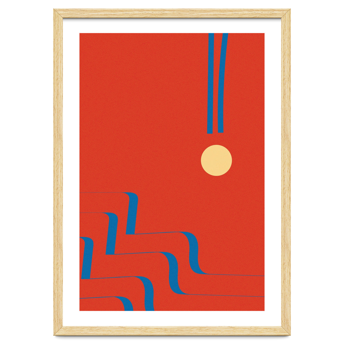 Mid Century Abstract Lines