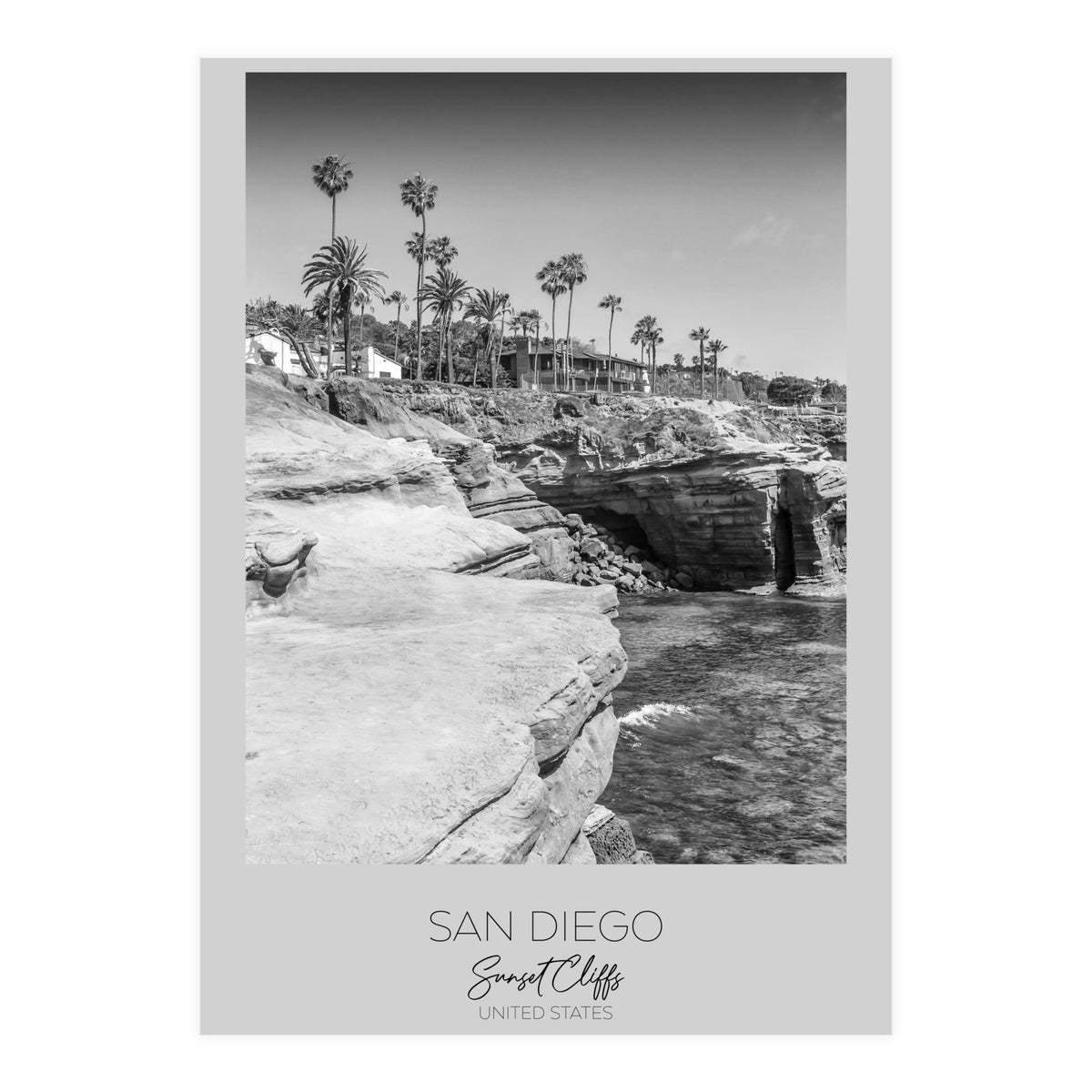 In focus: SAN DIEGO Sunset Cliffs (Print Only)