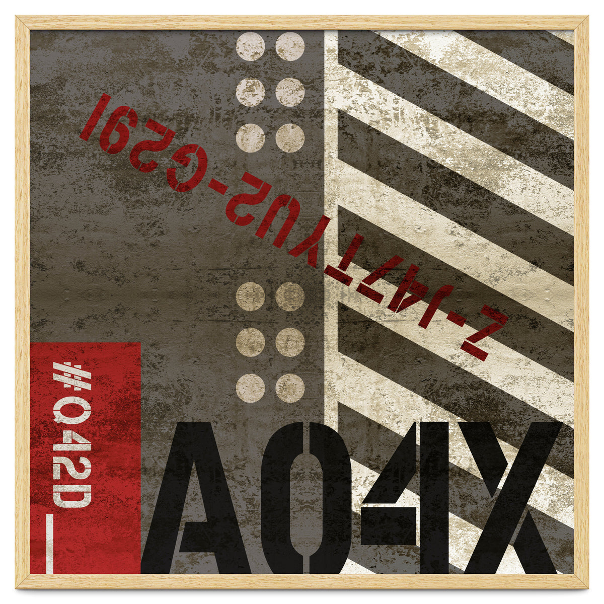 Abstract Industrial Grey Stripes