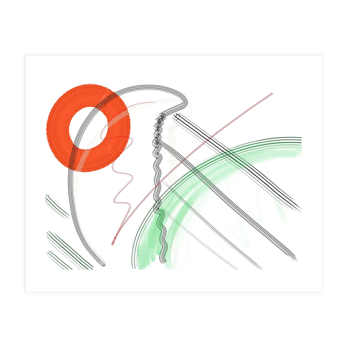 Traços E Leveza (Print Only)