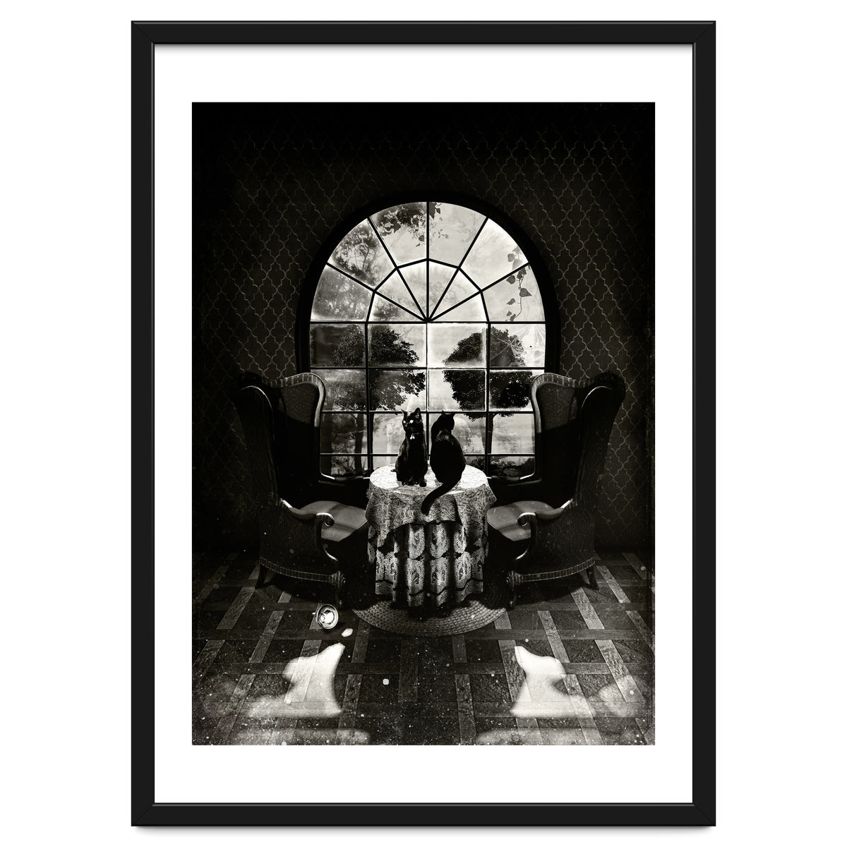 Room Skull Bw