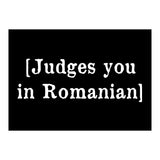 Judges You In Romanian (Print Only) thumbnail