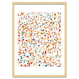Tan Terrazzo | Eclectic Quirky Confetti Painting | Celebration Colorful Boho Happy Party Graphic thumbnail