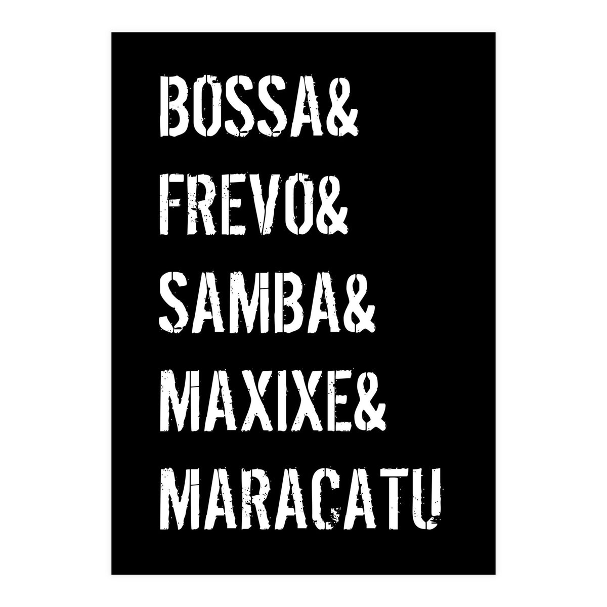 Its A Brazilian Rythm! (Print Only)