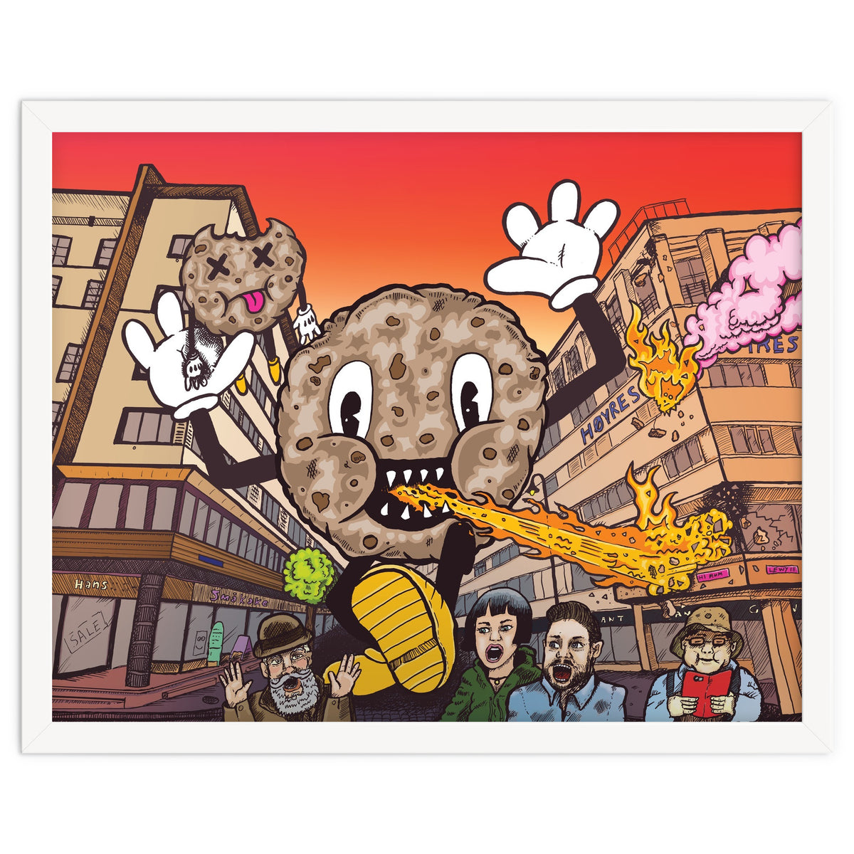 Cookie Monster 12.3% ABV Bourbon Barrel Aged Coconut Chocolate Chip Stout - Amundsen Brewery