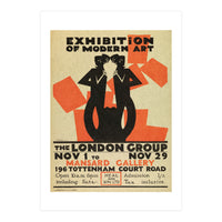 The London Group, Modern Art Exhibition (Print Only)