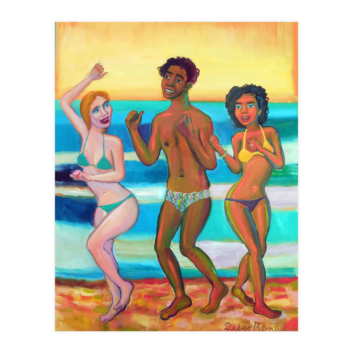 Bailando En La Playa 2020 2 B (Print Only)