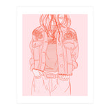 Pink Jeans Jacket  (Print Only) thumbnail