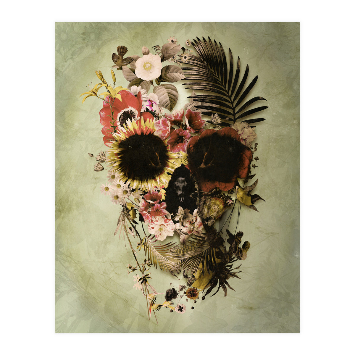 Garden Skull Light  (Print Only)