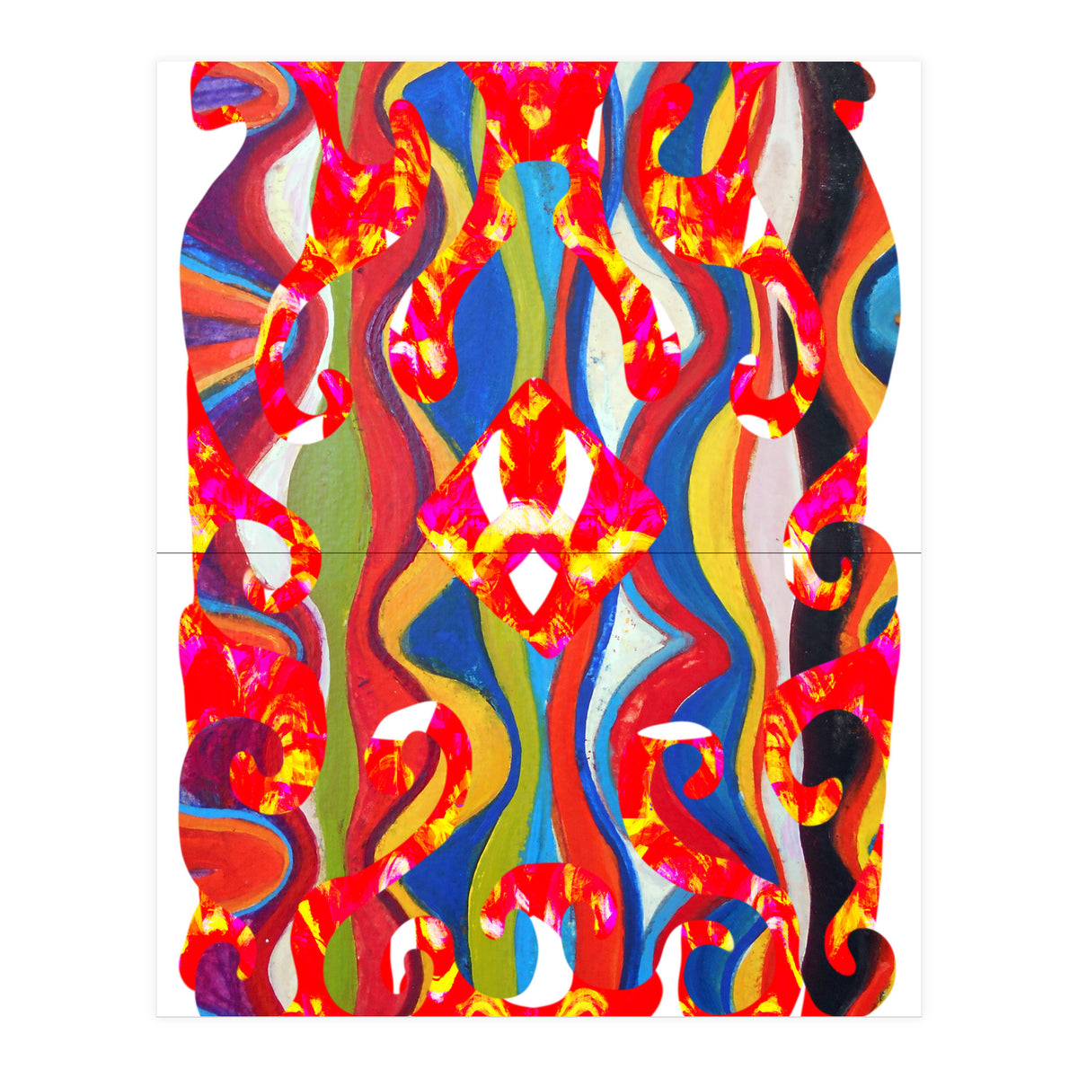 Pop Abstract Asimetrico 27 Copia (Print Only)