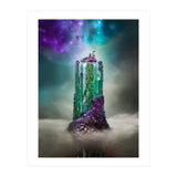 Cosmic Gemstone and Glass \|/ Universe (Print Only) thumbnail
