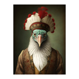 Turkey Designer Fashion Realistic Portrait Painting (Print Only) thumbnail