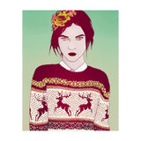 Sweater Weather Lady (Print Only) thumbnail