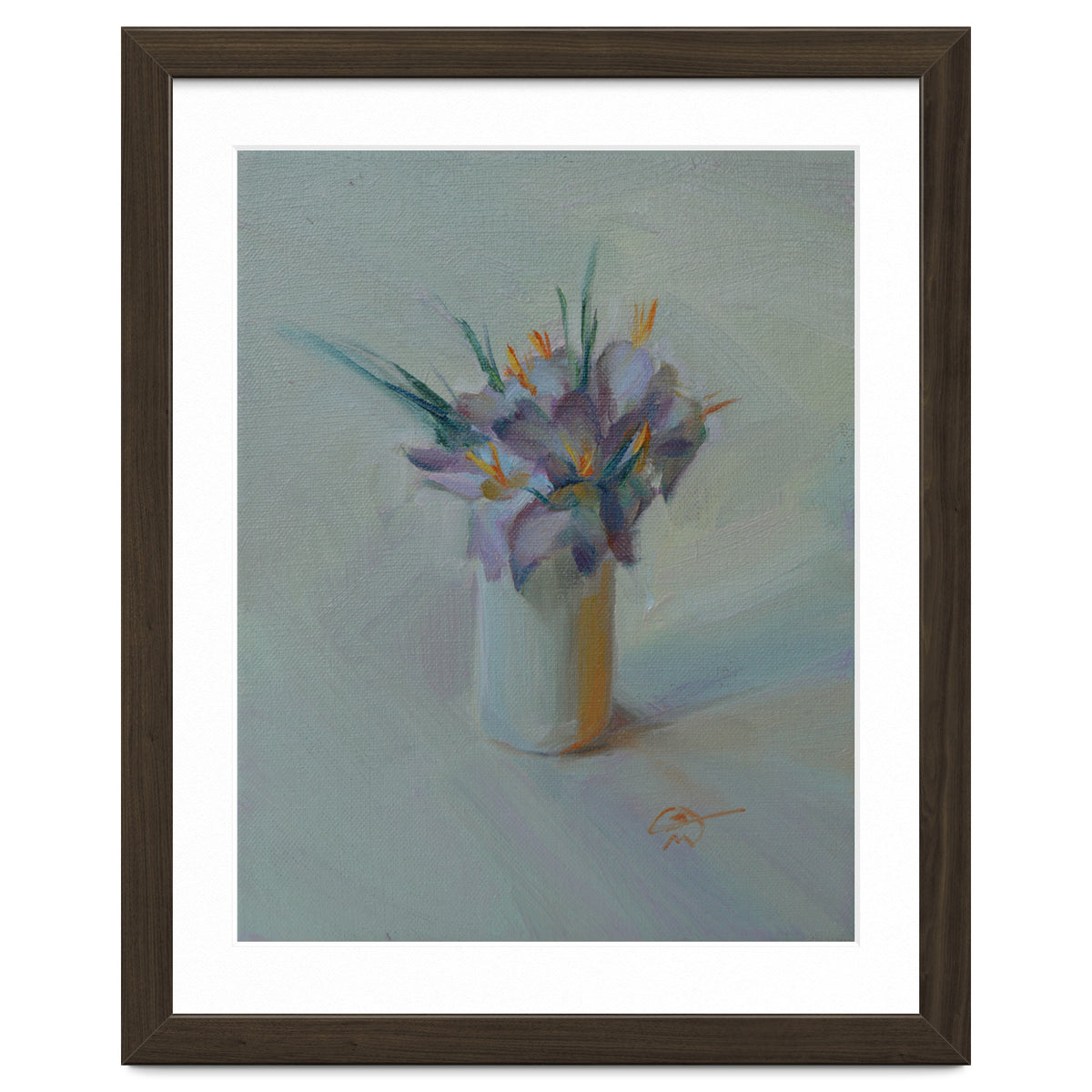Crocuses Still Life Painting