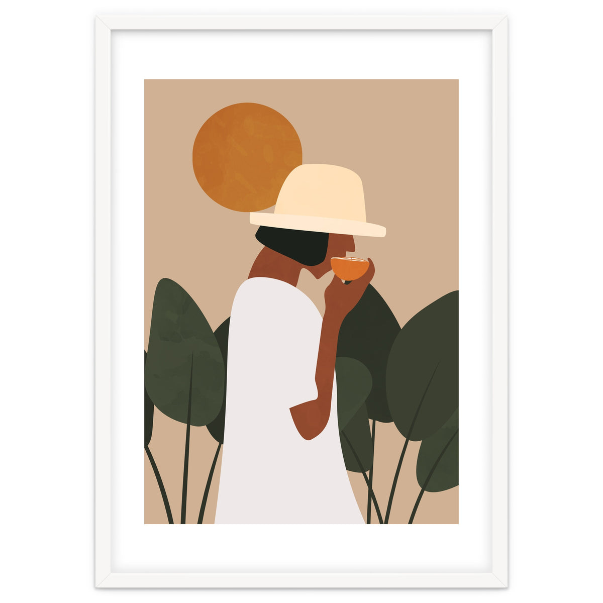 Boho Chic Woman at Park