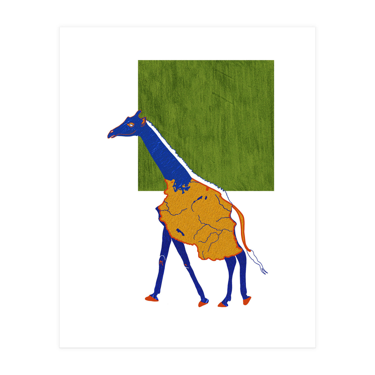 Tanzanian Giraffe (Print Only)