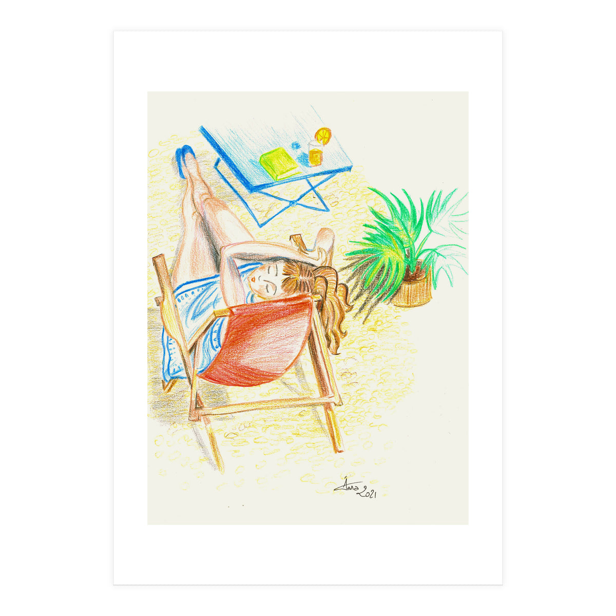 La sieste (Print Only)