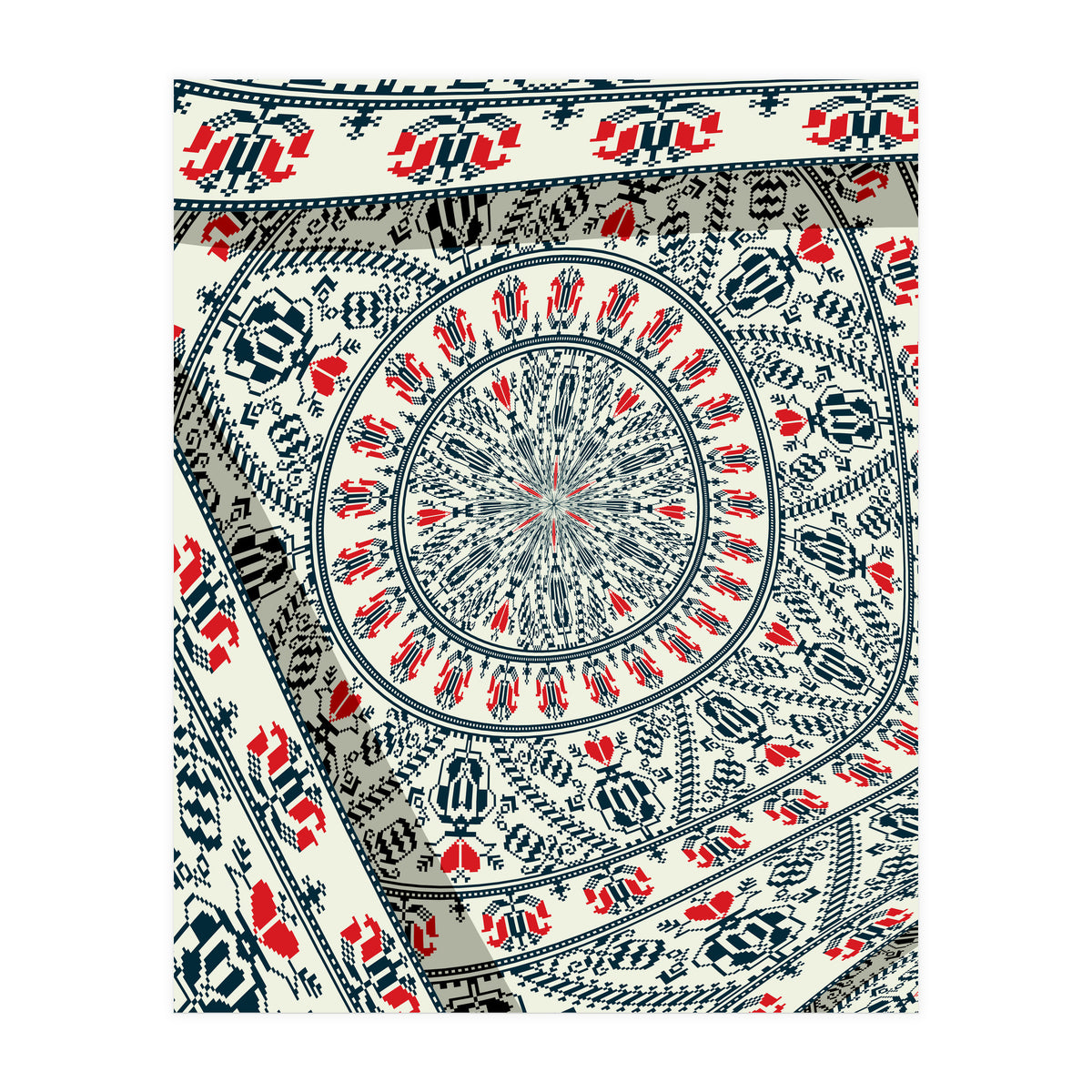 Romanian embroidery background 5 (Print Only)