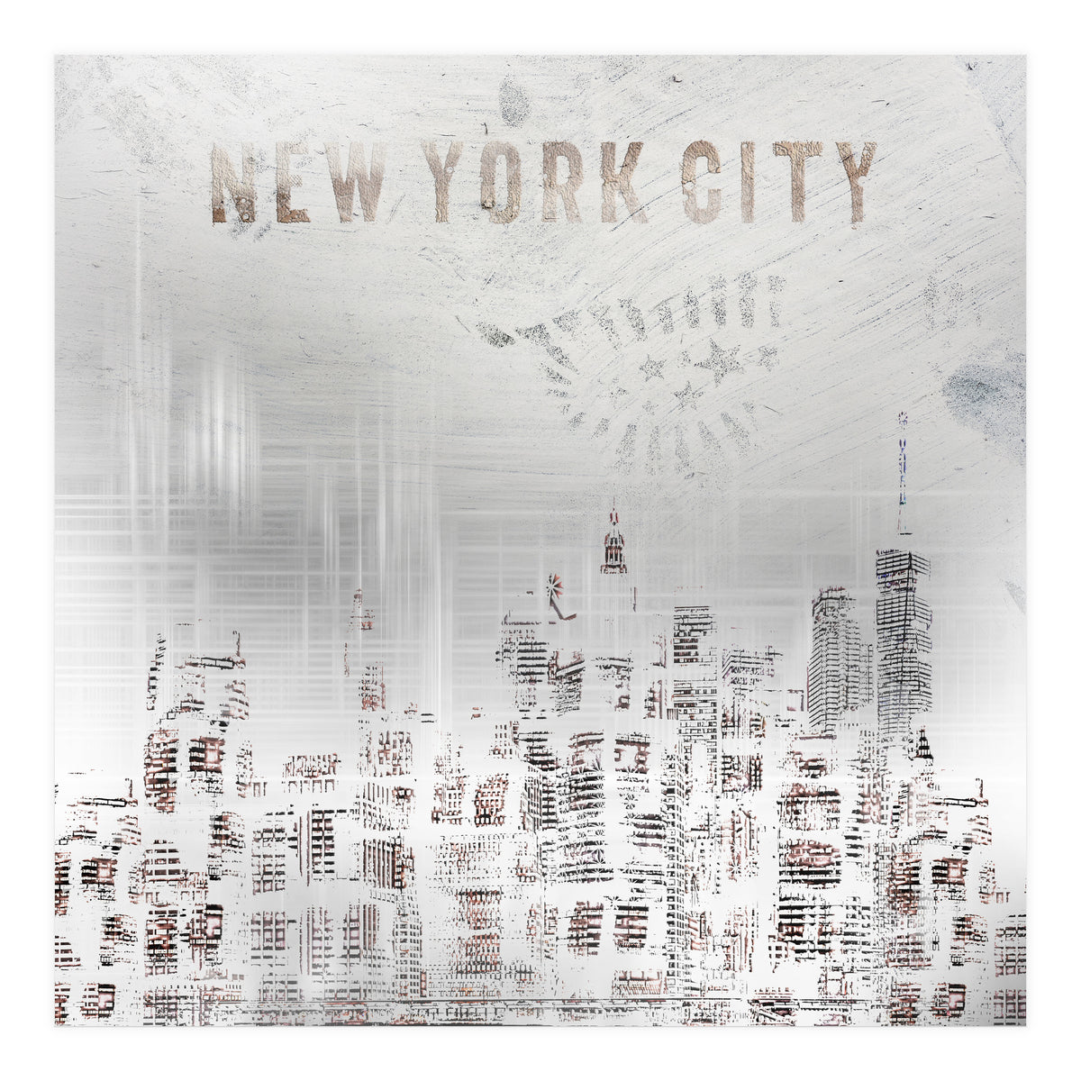 MODERN ART New York City Skylines  (Print Only)