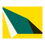 Geometric Shapes No. 74 - yellow, green & black (Print Only) thumbnail