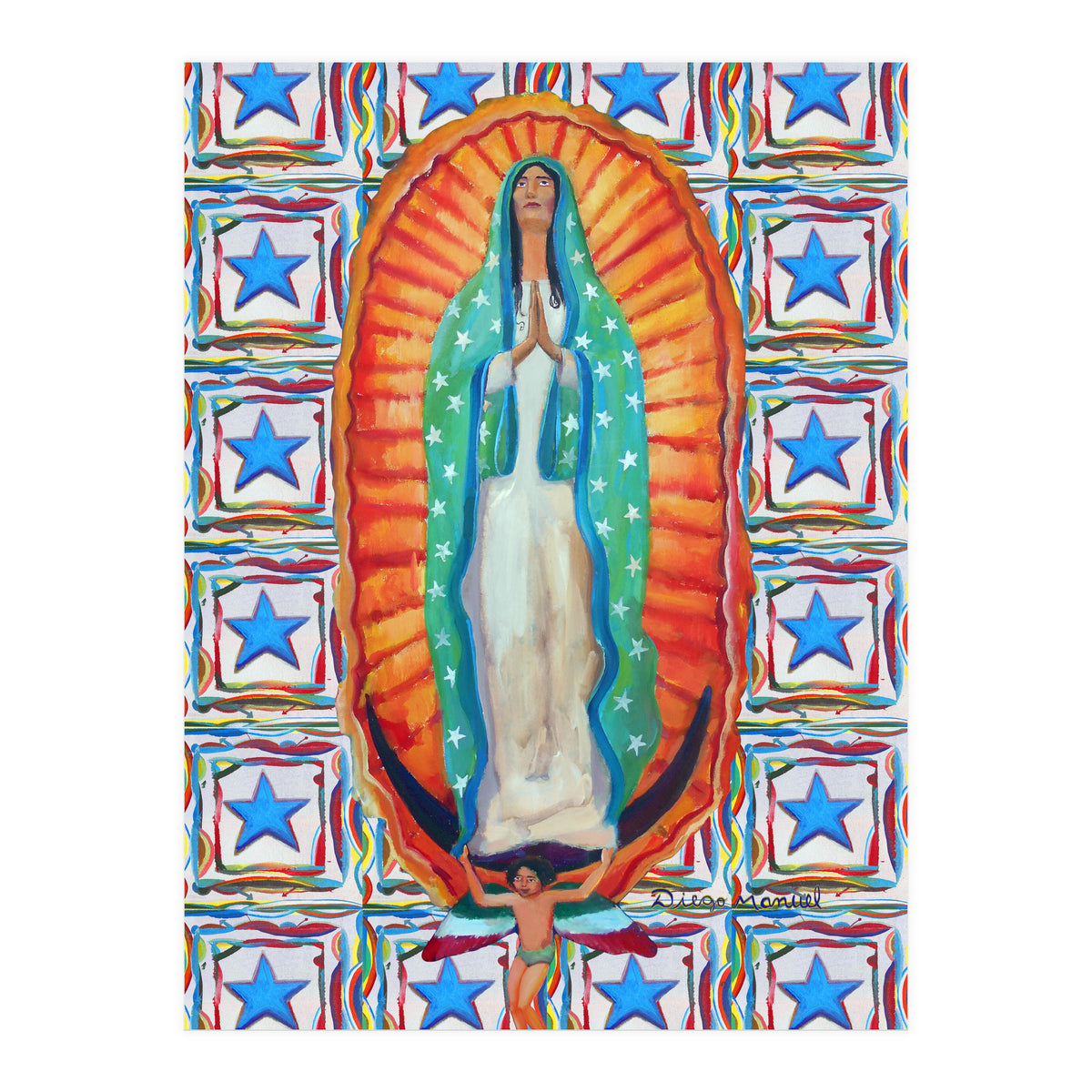 Virgen De Guadalupe 9 (Print Only)