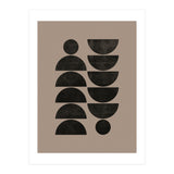 Mid-Century Modern No.30 - Woodblock Print (Print Only) thumbnail