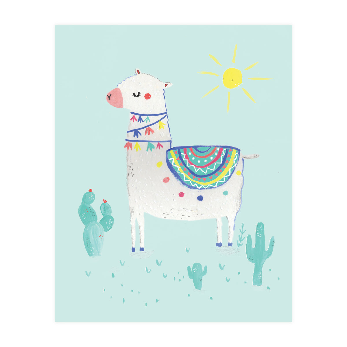 Sunshine Llama (Print Only)