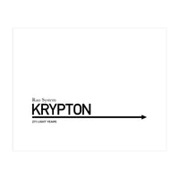 TO KRYPTON (Print Only)