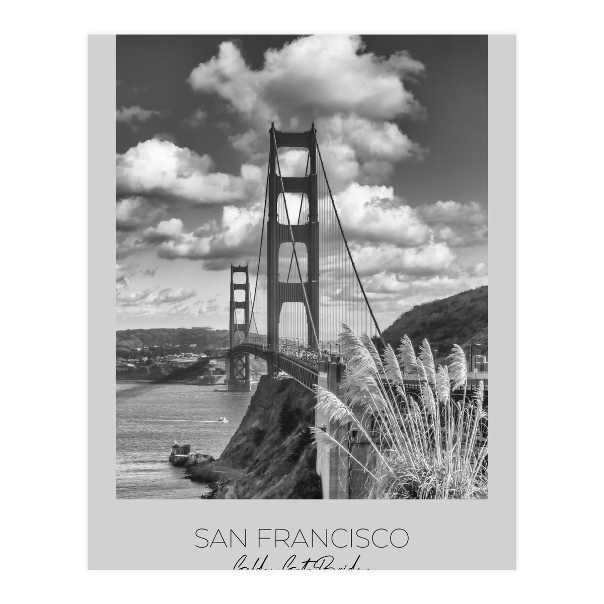 In focus: SAN FRANCISCO Golden Gate Bridge (Print Only)