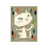 Cat A Tonic White (Print Only)
