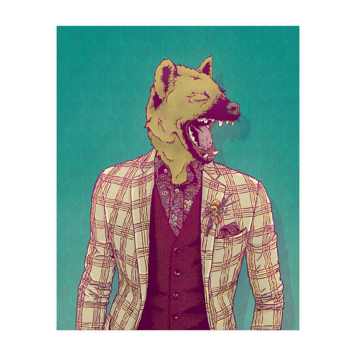 Elwood The Hyena (Print Only)