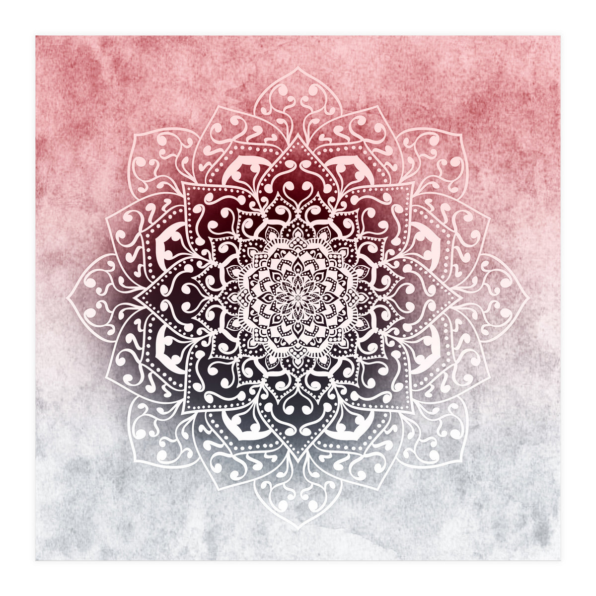 Hygge Winter Vibes Mandala (Print Only)